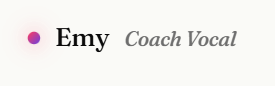 Emy Coach Vocal